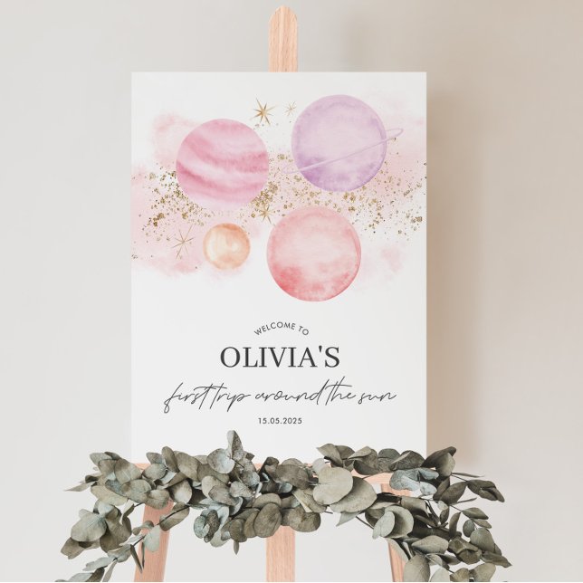 Primeira viagem em torno do Poster de sinal de boa (Criador carregado)