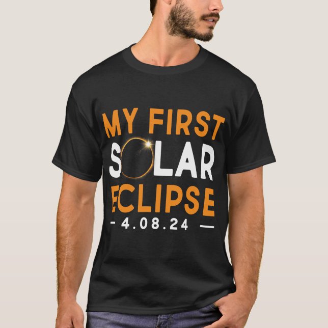Primeiras Garotas De Camisa Solar Eclipse 2024 Sol (Frente)