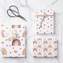 Primeiro aniversario Bohemian Terracotta Rainbow