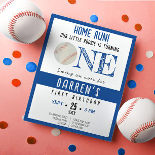 Primeiro aniversario Cute Rookie Baseball Budget B