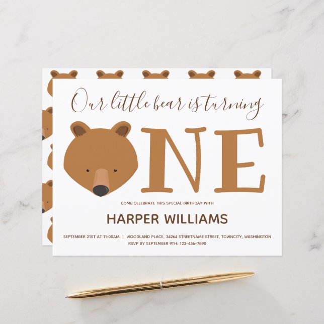 Primeiro aniversario De Bebê Do Bebê 1 (Frente/Verso In Situ)