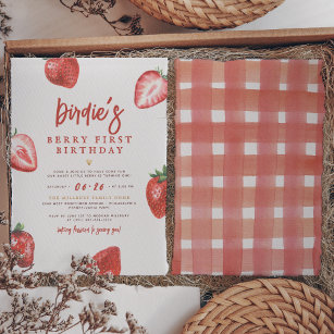 Primeiro aniversario de Bery Berry First Strawberr