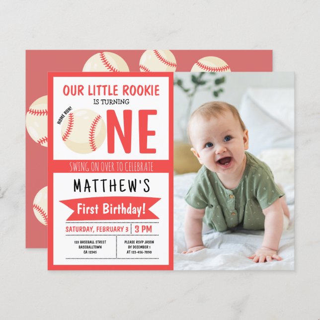 Primeiro aniversario de Fotografia de Orçamento de (Frente/Verso)