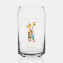 Primeiro aniversario de nome personalizado Balão P