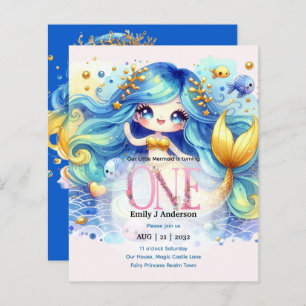 Primeiro aniversario De Sereia Sob O Aniversário D