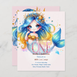 Primeiro aniversario De Sereia Sob O Aniversário D