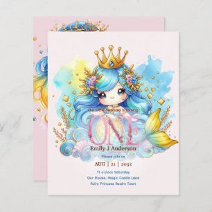 Primeiro aniversario De Sereia Sob O Aniversário D