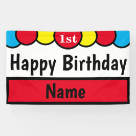 Primeiro aniversario feliz feito sob encomenda