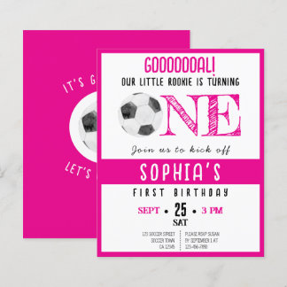 Primeiro aniversario Rosa de Orçamento do Biscoito