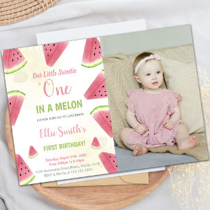 primeiro aniversario Watermelon - Convites de Aniv