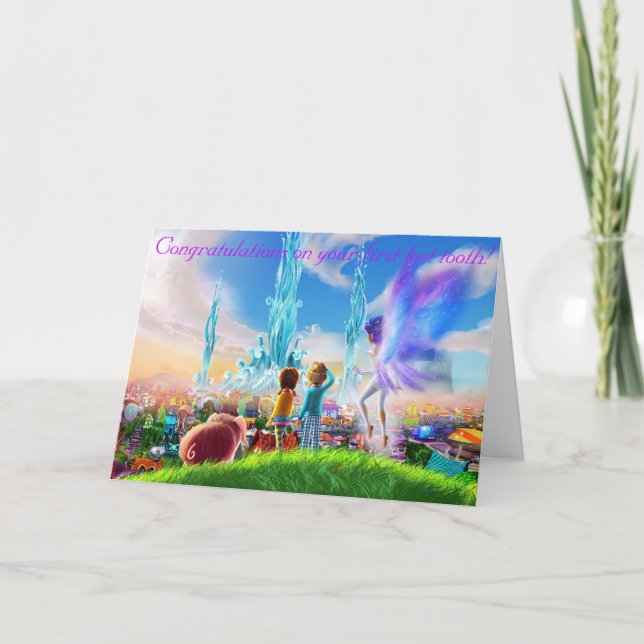 Primeiro cartão de dente perdido de Zora Swift! (Frente)