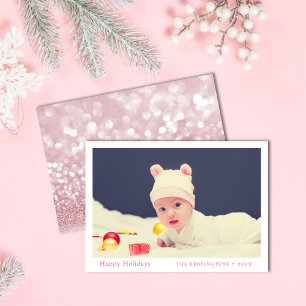 Primeiro Cartão de Férias de Natal Personalizado p