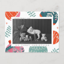 Primeiro Cartão de Natal do Bebê