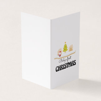 Primeiro Cartão de Natal do Bebê