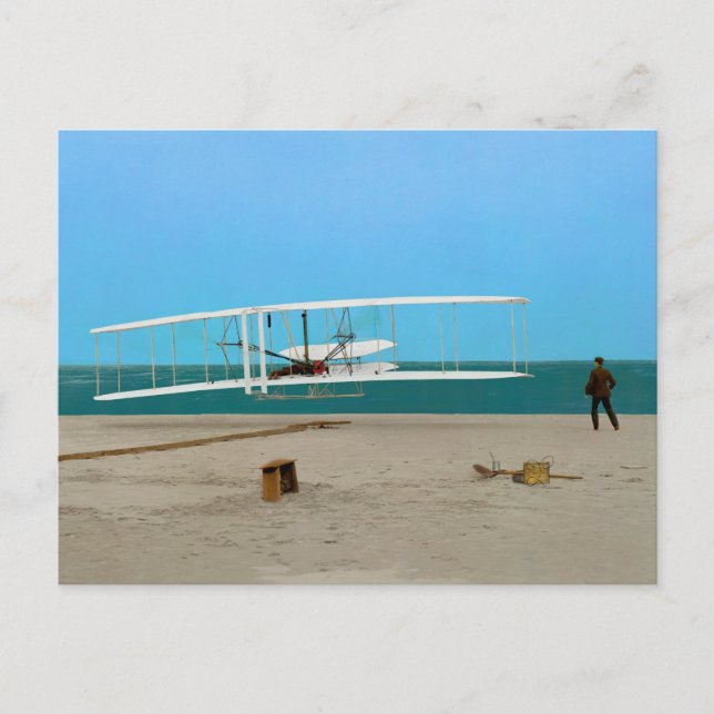 Primeiro Cartão Postal de Voo (Frente)