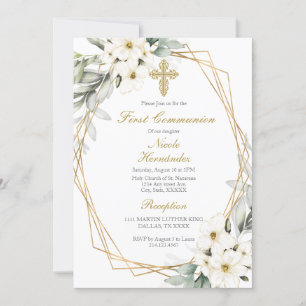 Primeiro convite à comuna de flor branca