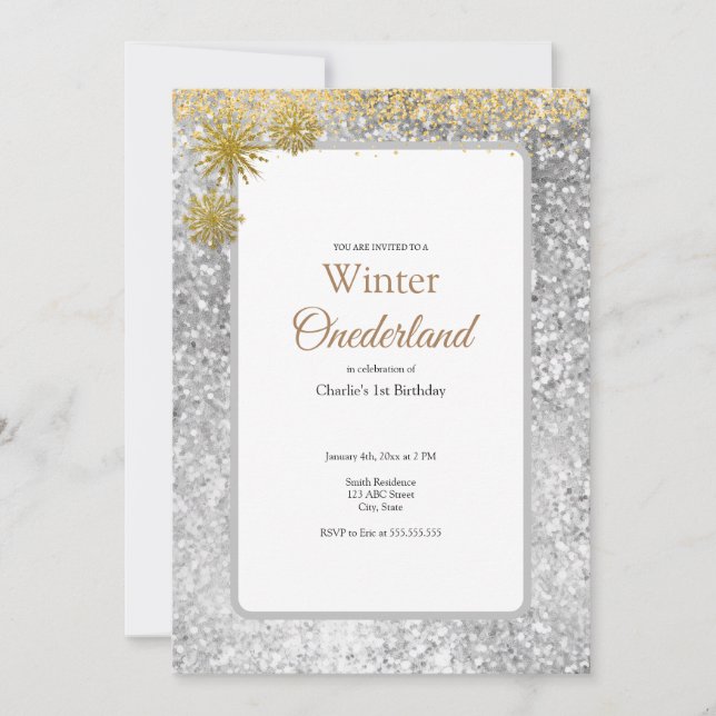 Primeiro Convite de Aniversário (Frente)