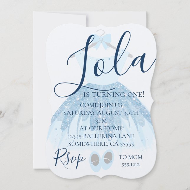 PRIMEIRO CONVITE DE ANIVERSÁRIO (Frente)