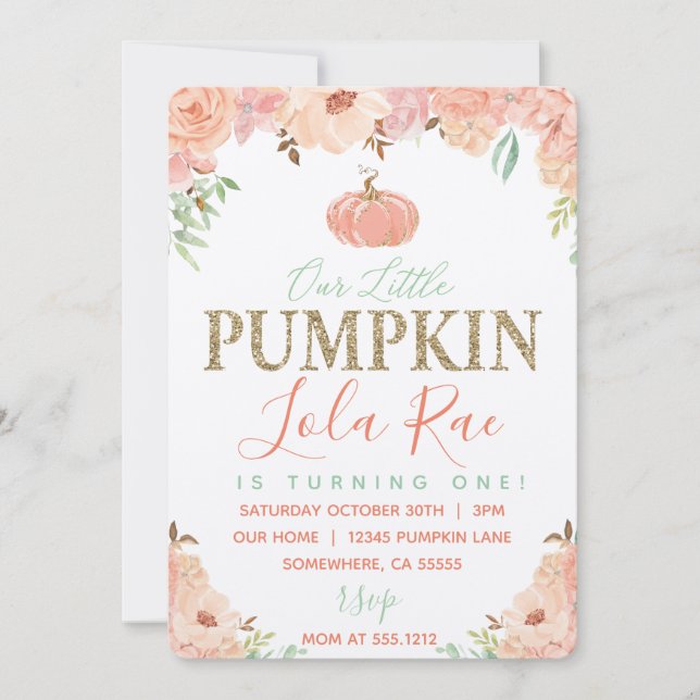 PRIMEIRO CONVITE DE ANIVERSÁRIO (Frente)