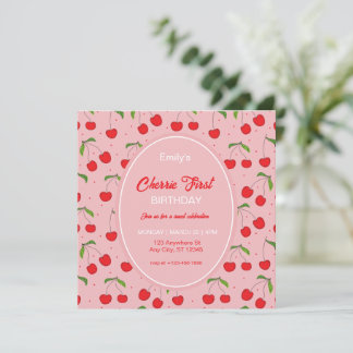 PRIMEIRO CONVITE DE ANIVERSÁRIO