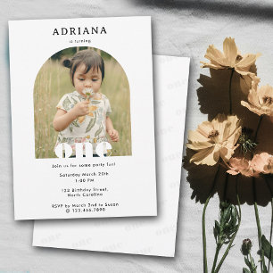 Primeiro Convite de Aniversário 1rua Um Rapaz Foto