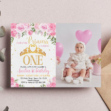 Primeiro Convite de Aniversário da Princesa Dourad