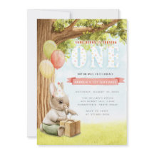 Primeiro Convite de Aniversário do Coelhinho Bonny