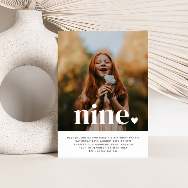 Primeiro Convite de Aniversário do Nine Heart Phot (Criador carregado)