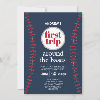Primeiro Convite de Aniversário do Partido Basebal