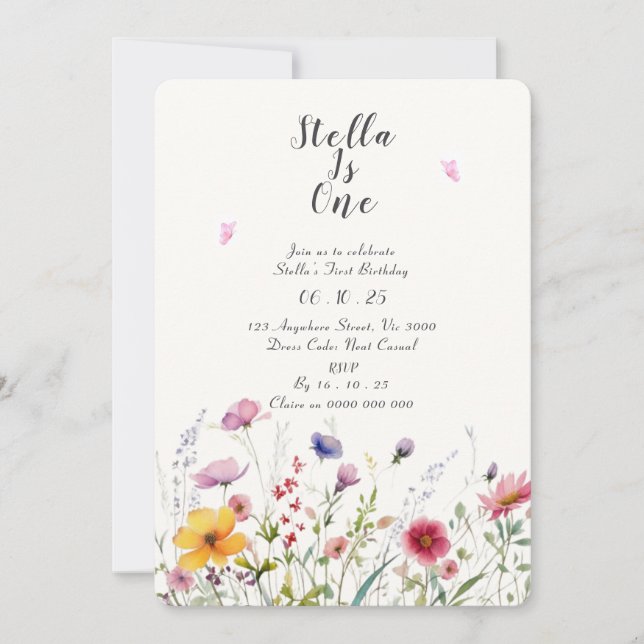 PRIMEIRO CONVITE DE ANIVERSÁRIO DO PARTIDO GARDEN (Frente)