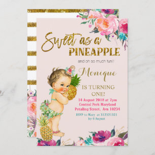 PRIMEIRO Convite de Aniversário do Pineapple