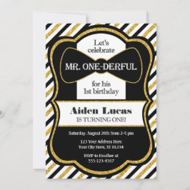 Primeiro Convite de Aniversário do Sr. ONEGreat