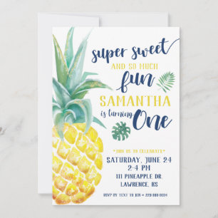 Primeiro Convite de Aniversário do Super Sweet Pi