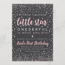 Primeiro Convite de Aniversário do Twinkle Star