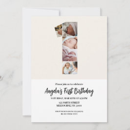 Primeiro Convite de Aniversário - Número 1