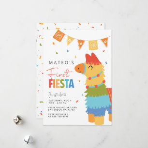 Primeiro Convite de aniversário para Fiesta - Piña