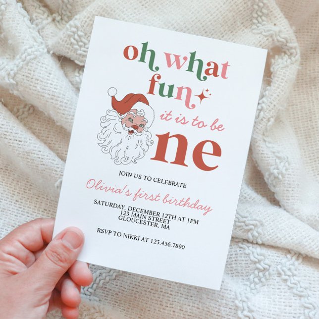 Primeiro Convite de Aniversário para Papais noeis  (Criador carregado)