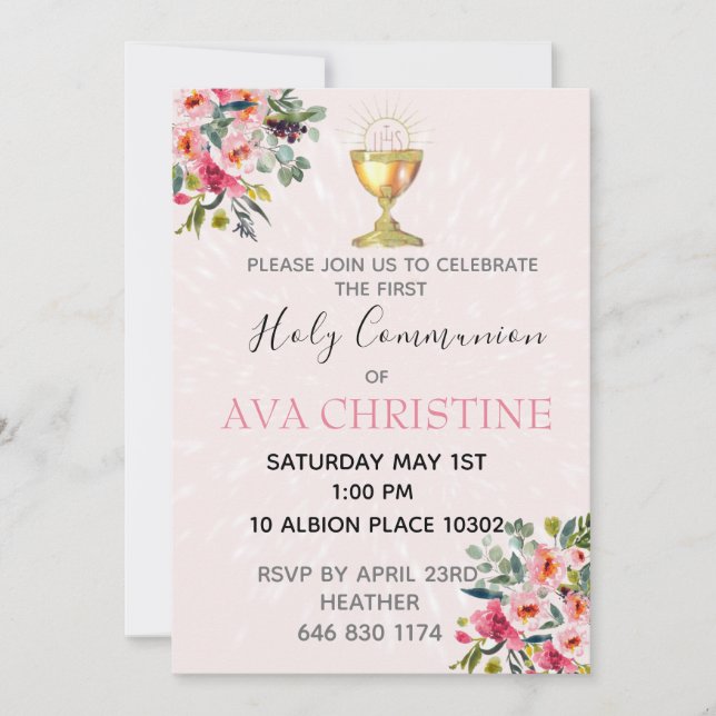 Primeiro Convite de Comunicação (Frente)