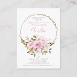 Primeiro Convite de festas da Comunidade Sagrada