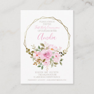 Primeiro Convite de festas da Comunidade Sagrada