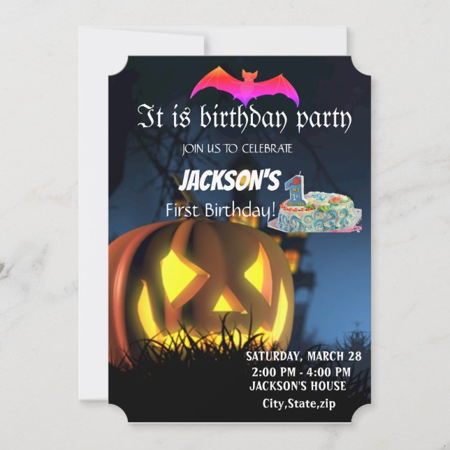 PRIMEIRO CONVITE DE NASCIMENTO (Frente)