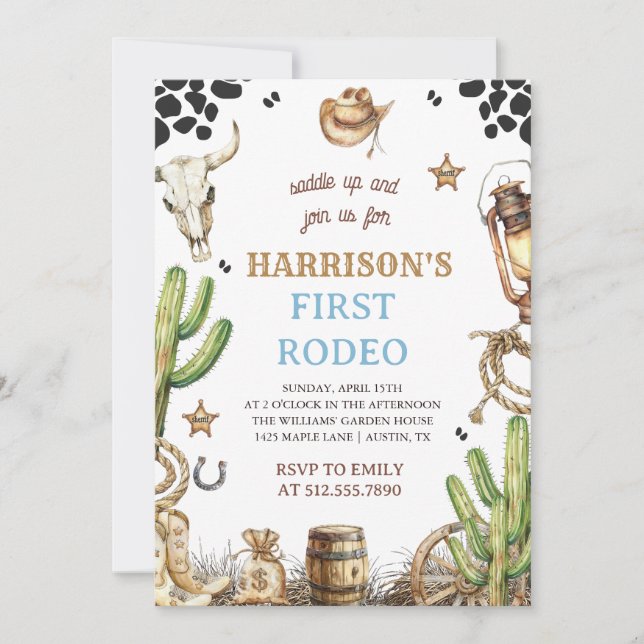 Primeiro Convite de Rodeio, Meu 1º Convite de Rode (Frente)