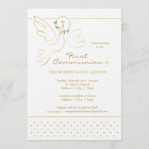 Primeiro convite do comunhão