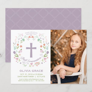 Primeiro Convite Fotográfico de Comunhão, Menina C