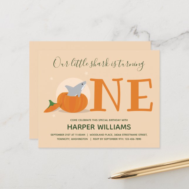 Primeiro Convite para Aniversário do Sharon 1 (Frente/Verso In Situ)