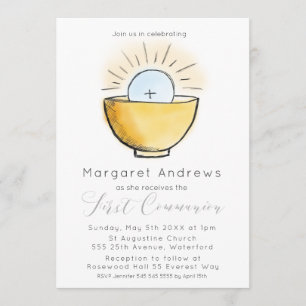 Primeiro Convite Religioso Comunitário Sem Tempo