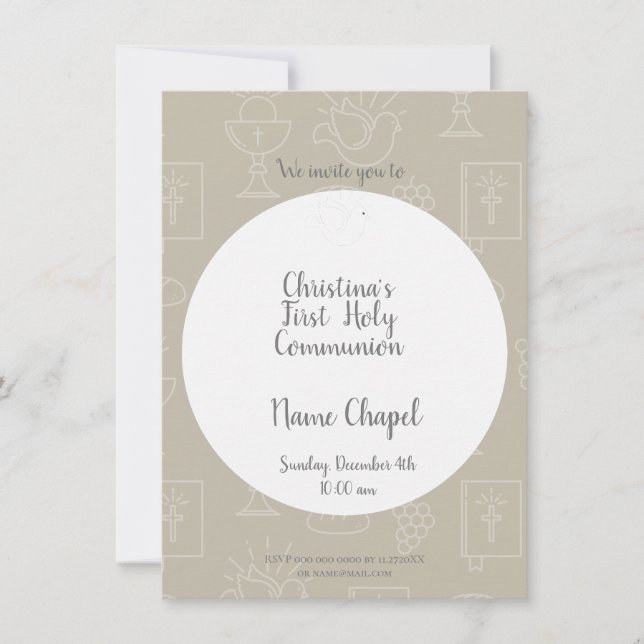 Primeiro Convite Sagrado (Frente)