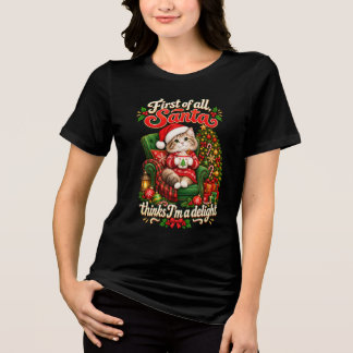Primeiro de tudo, sou um delicioso Gato de Natal
