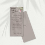 Primeiro, Demos O Menu De Casamento Tropical De Ta<br><div class="desc">Um novo design de cardápio de casamento. Apresentando uma caligrafia moderna combinada com uma tipografia serif clássica para um olhar chico junto com uma ilustração aquarela de verde tropical e flores em cores mutadas sobre fundo esticado. Se precisar de ajuda ou se tiver perguntas, entre em contato comigo (Maria) usando...</div>