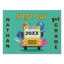 Primeiro dia da 1ª série personalizado